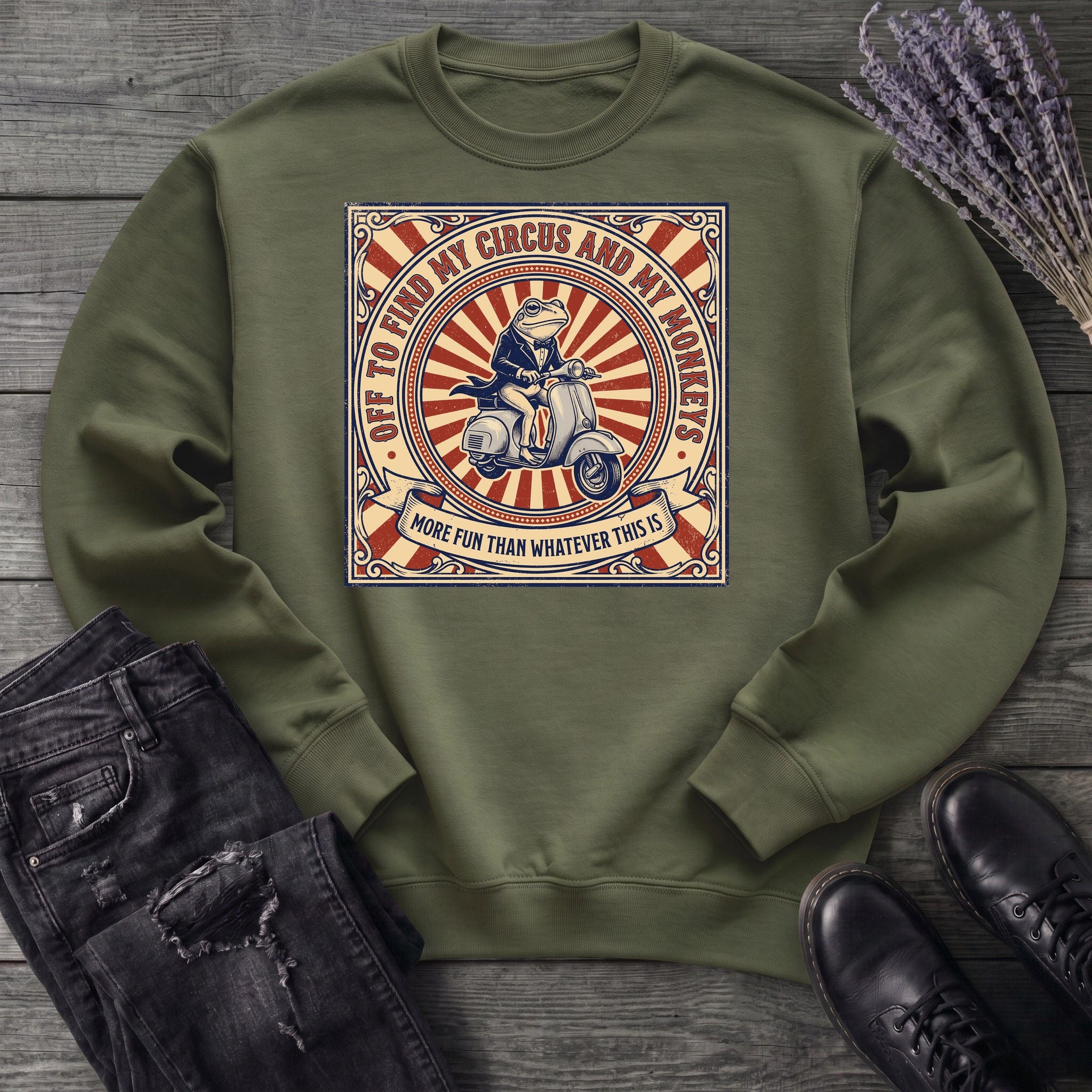 Find My Circus and Monkeys Sweatshirt