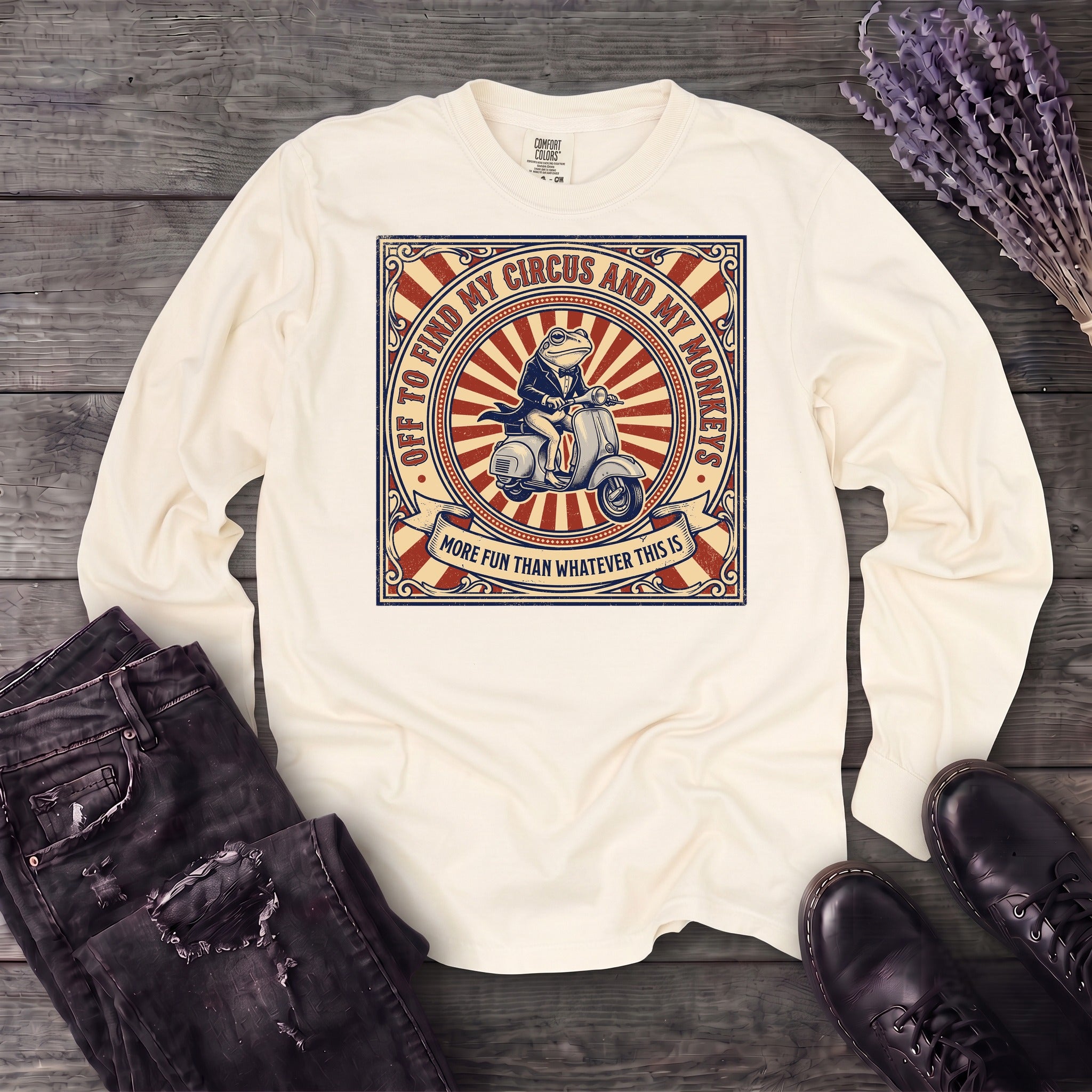 Find My Circus and Monkeys Long Sleeve T-Shirt