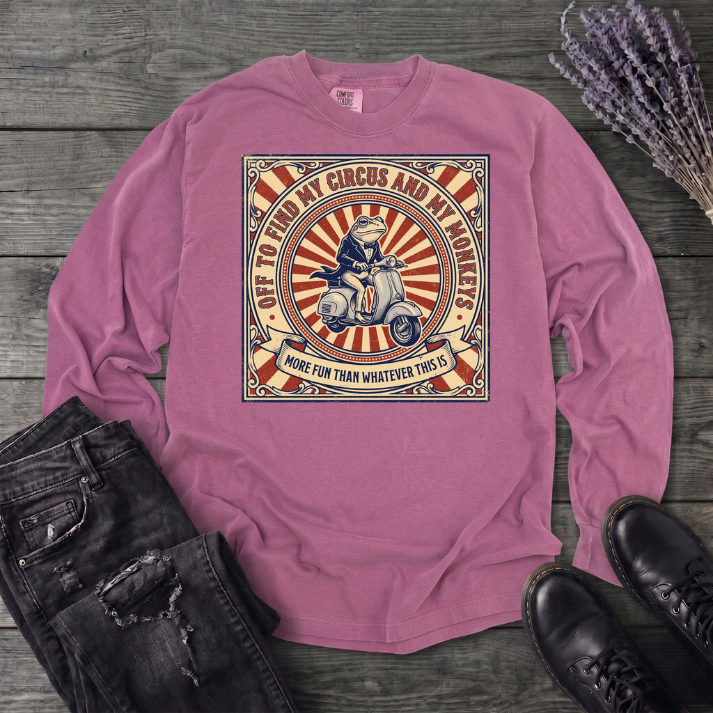 Find My Circus and Monkeys Long Sleeve T-Shirt
