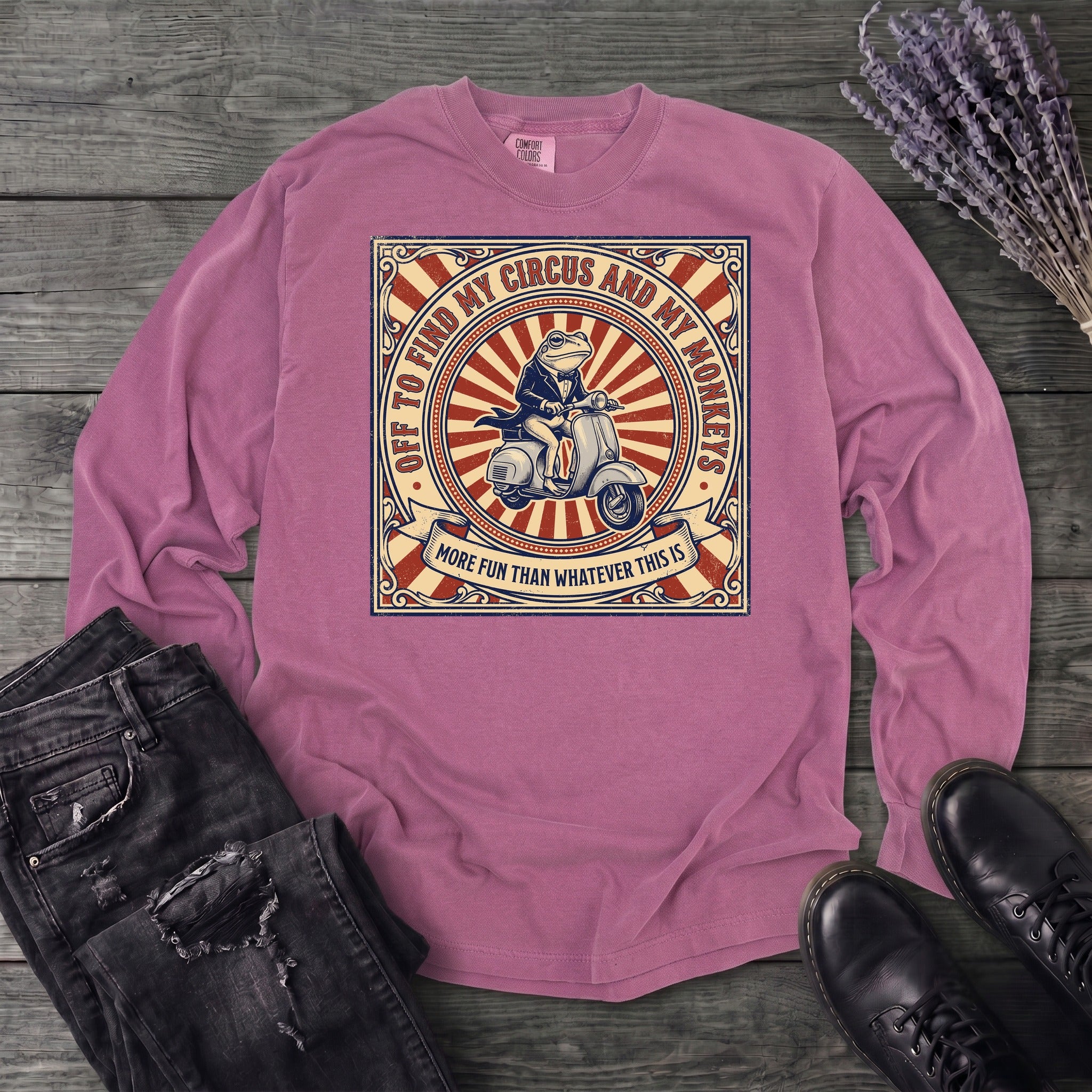Find My Circus and Monkeys Long Sleeve T-Shirt