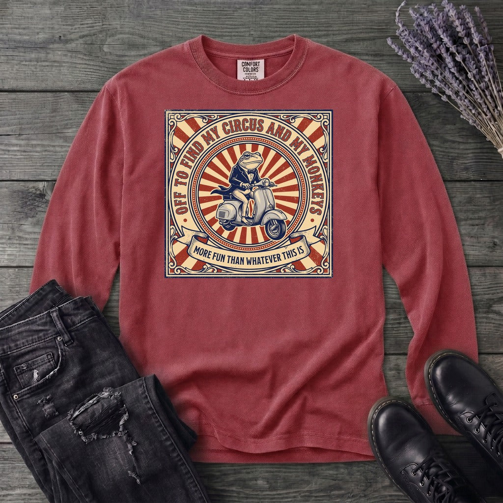 Find My Circus and Monkeys Long Sleeve T-Shirt