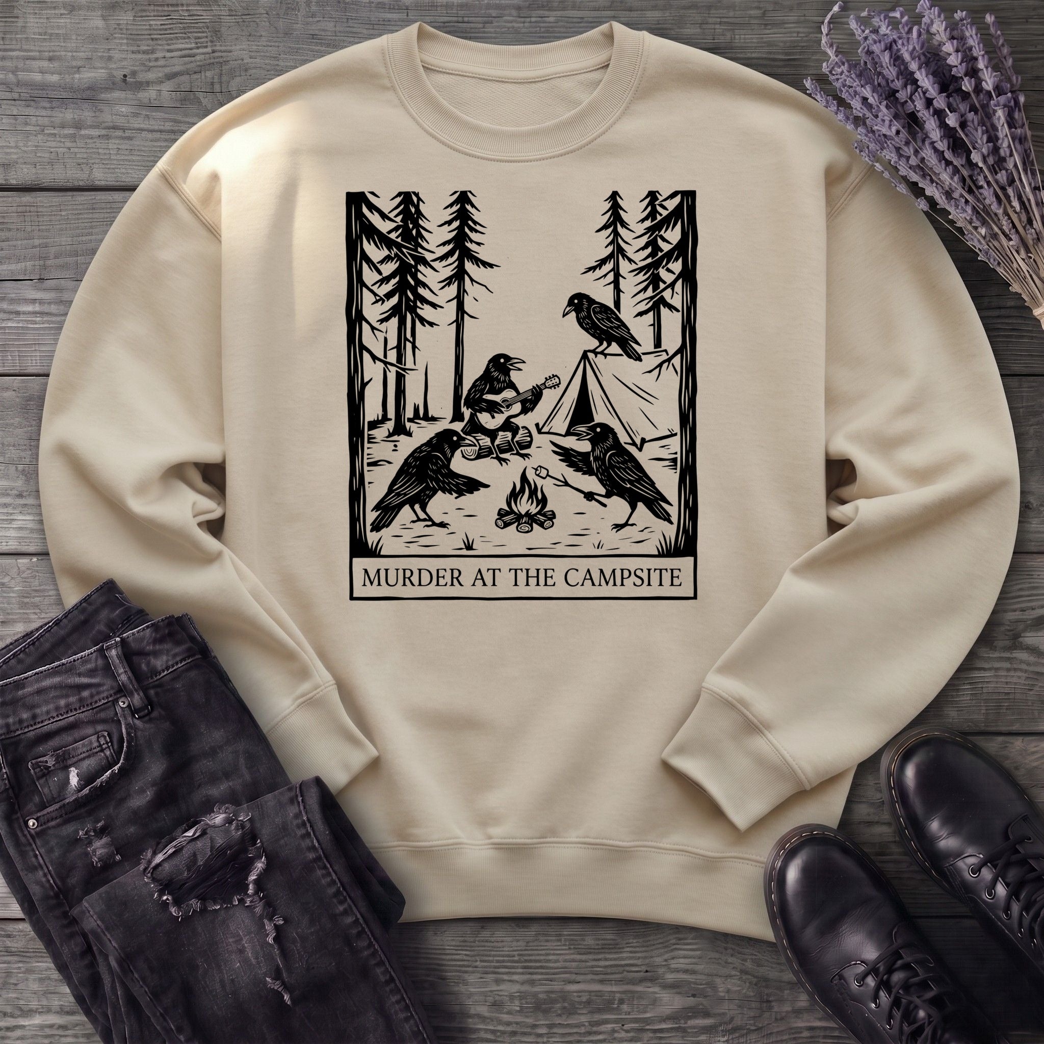 Murder At The Campsite Sweatshirt