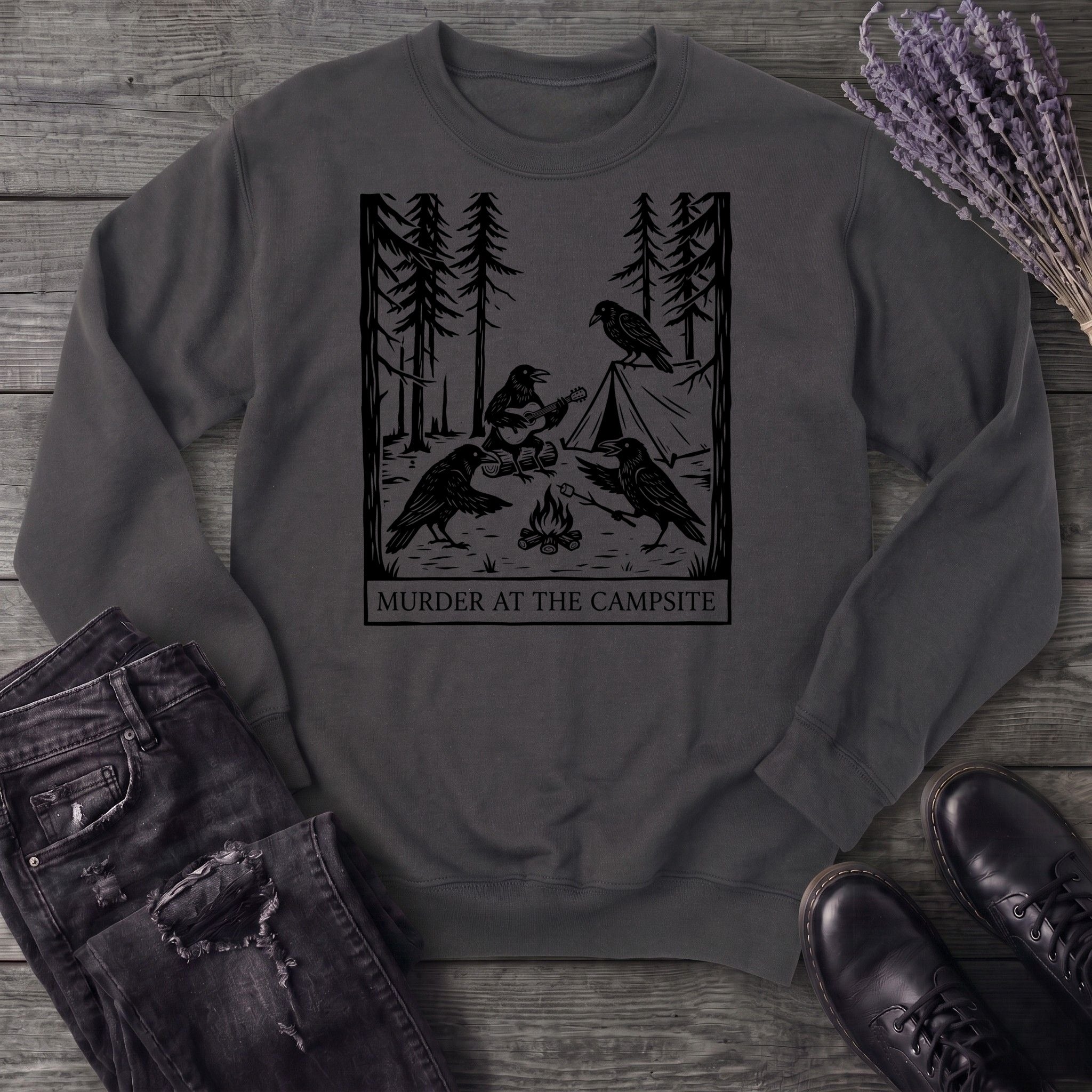 Murder At The Campsite Sweatshirt