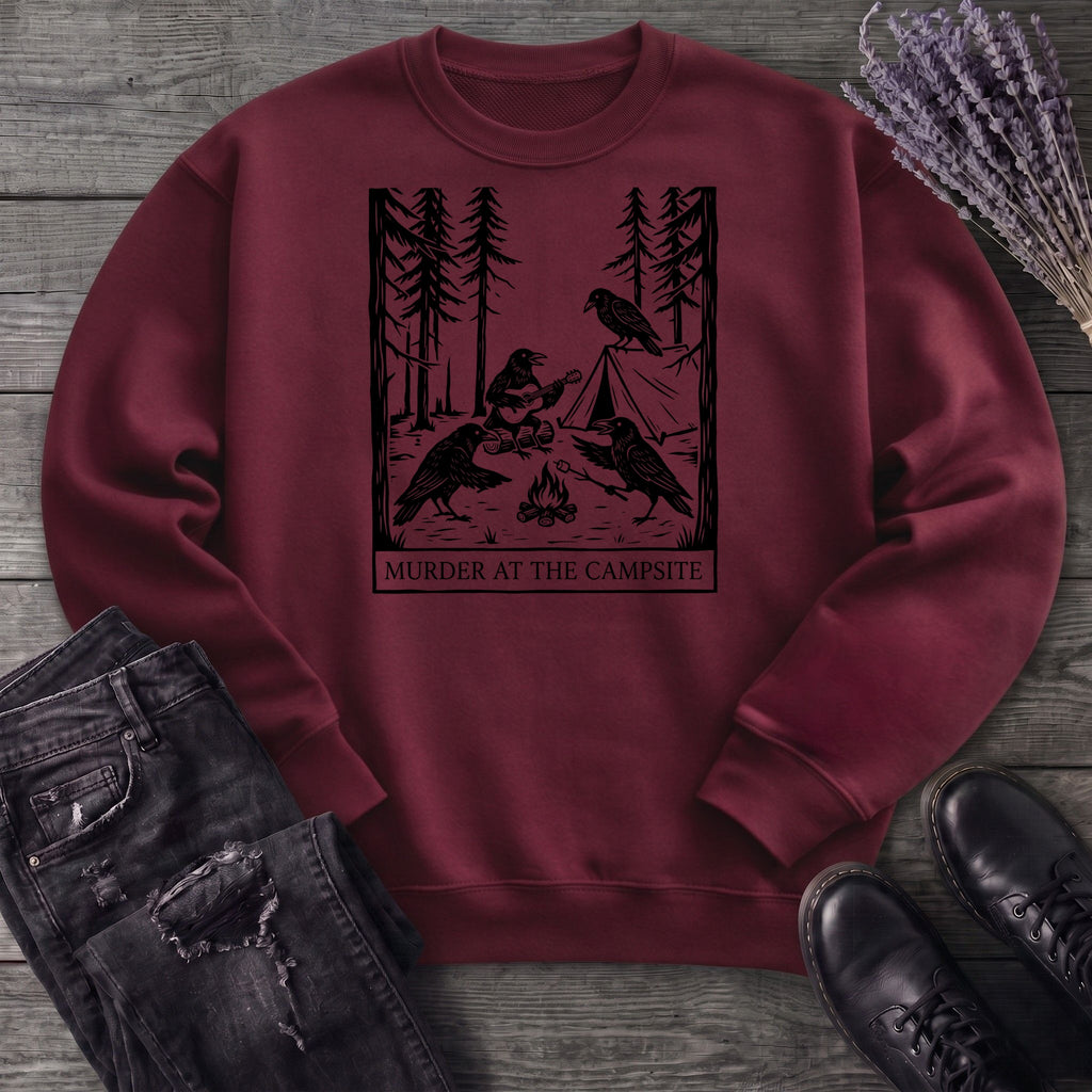 Murder At The Campsite Sweatshirt