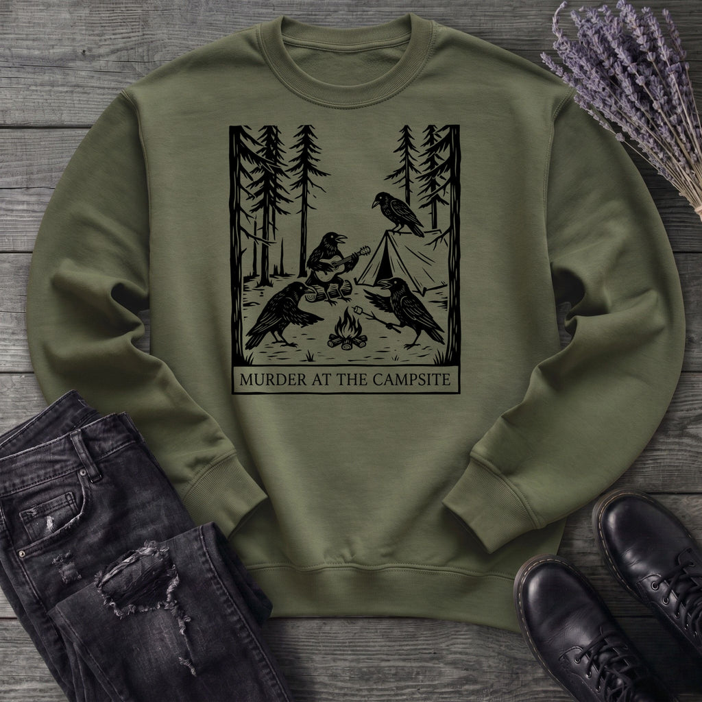 Murder At The Campsite Sweatshirt
