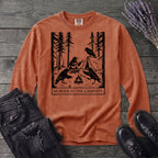 Murder At The Campsite Long Sleeve T-Shirt
