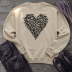 Safety Pin Heart Sweatshirt