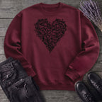 Safety Pin Heart Sweatshirt
