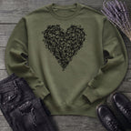 Safety Pin Heart Sweatshirt