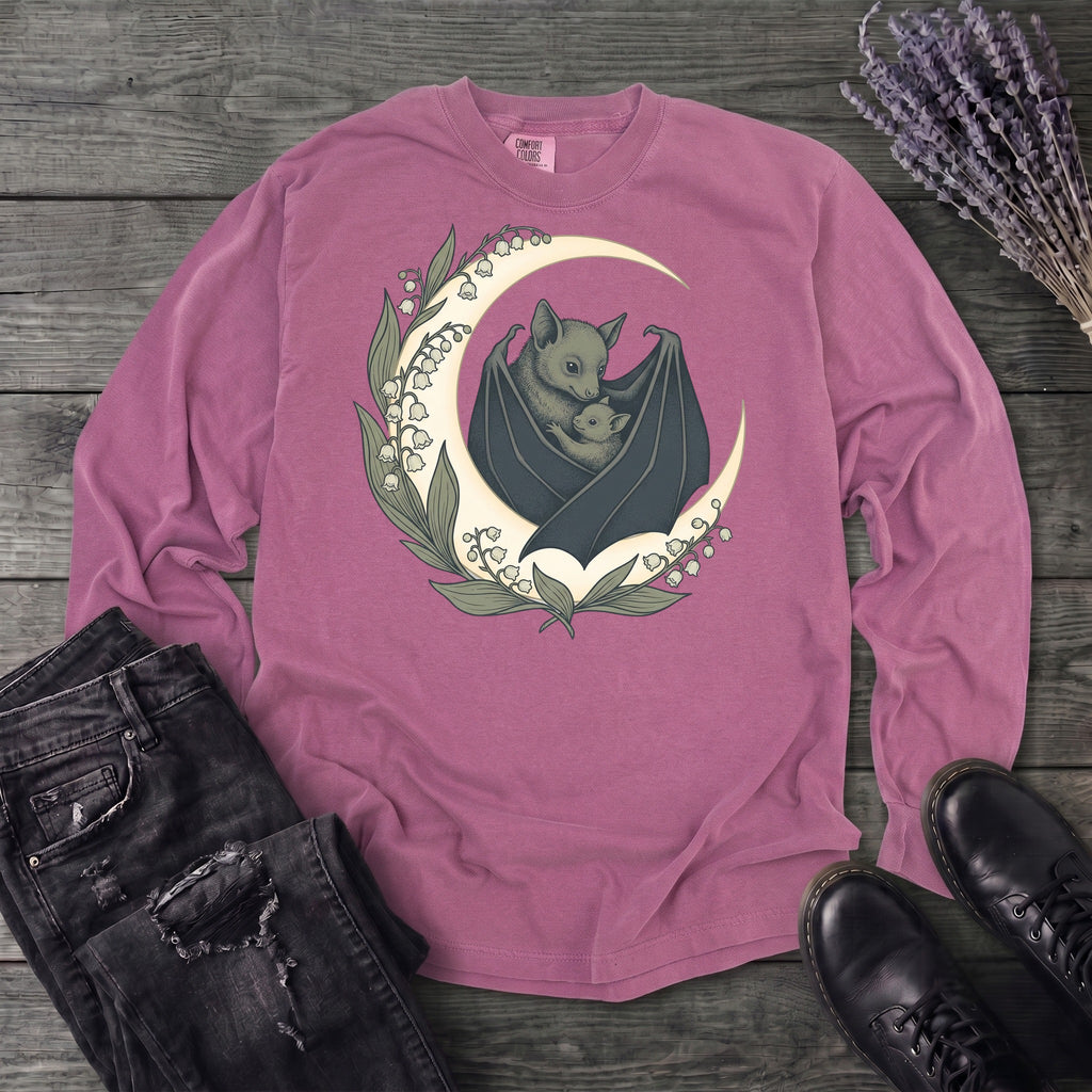mom and baby bat Long Sleeve T-Shirt
