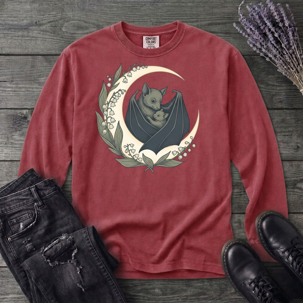 mom and baby bat Long Sleeve T-Shirt
