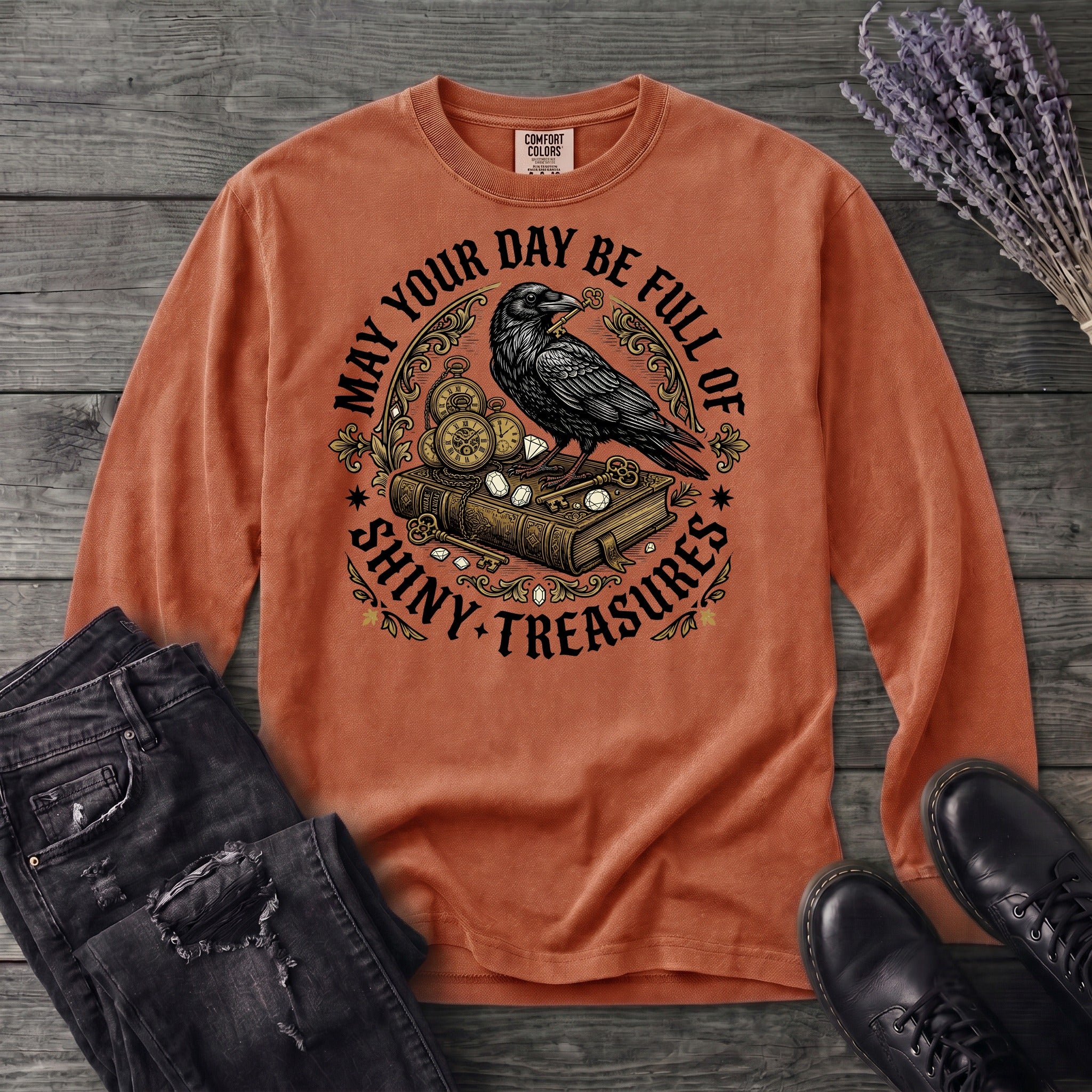 Day Full Of Shiny Treasures Long Sleeve T-Shirt