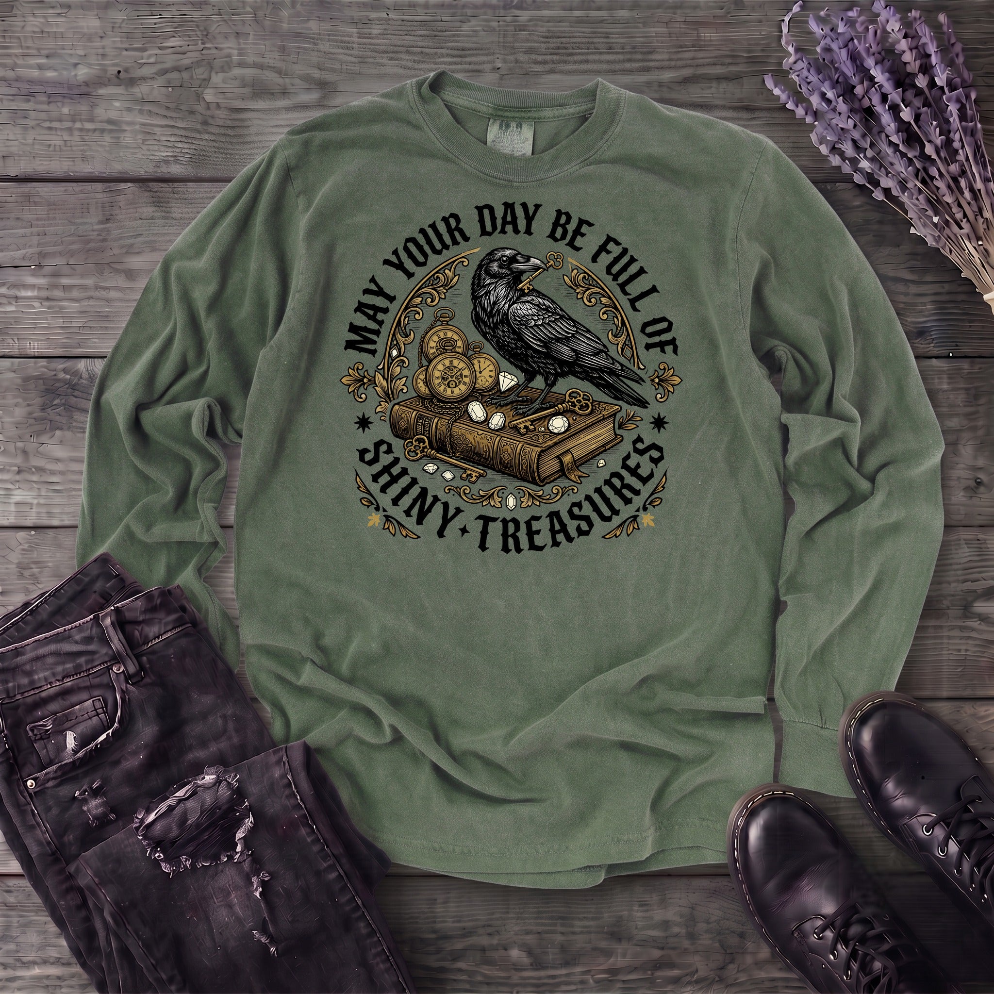 Day Full Of Shiny Treasures Long Sleeve T-Shirt