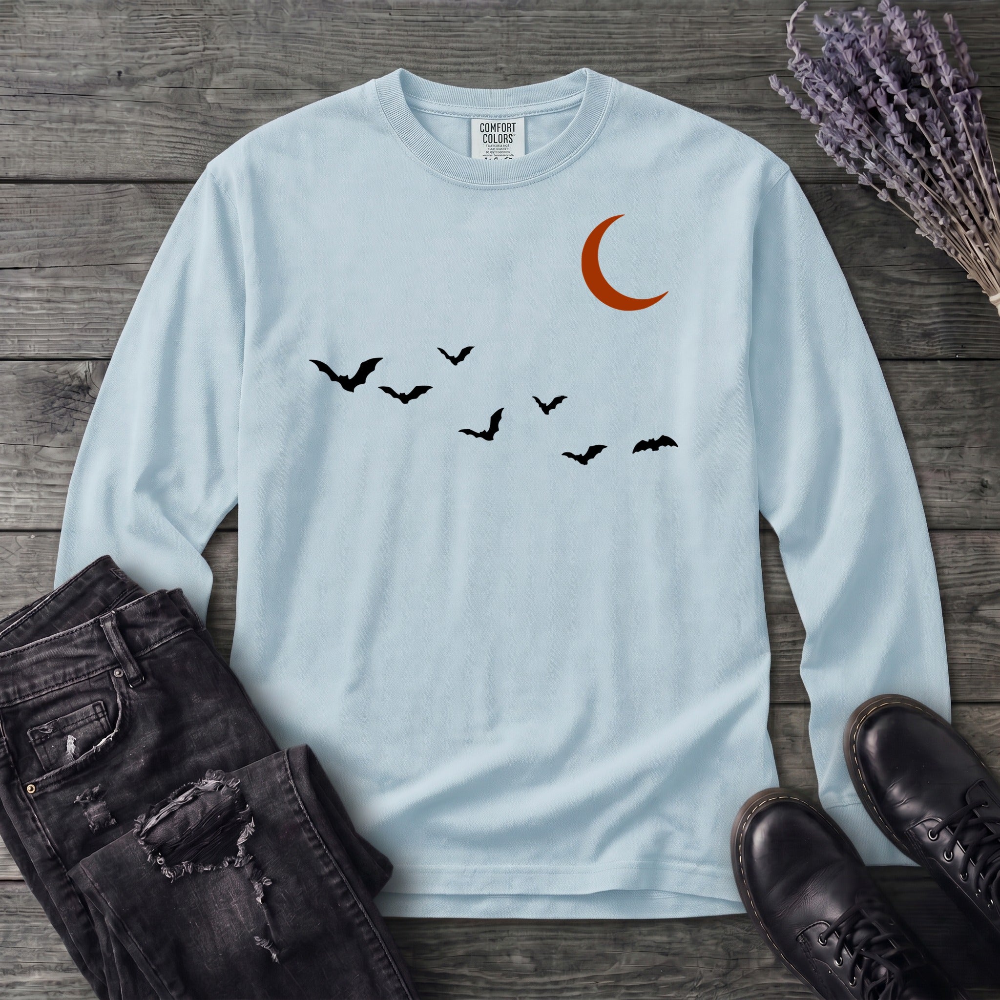 Minimal Bats Long Sleeve T-Shirt