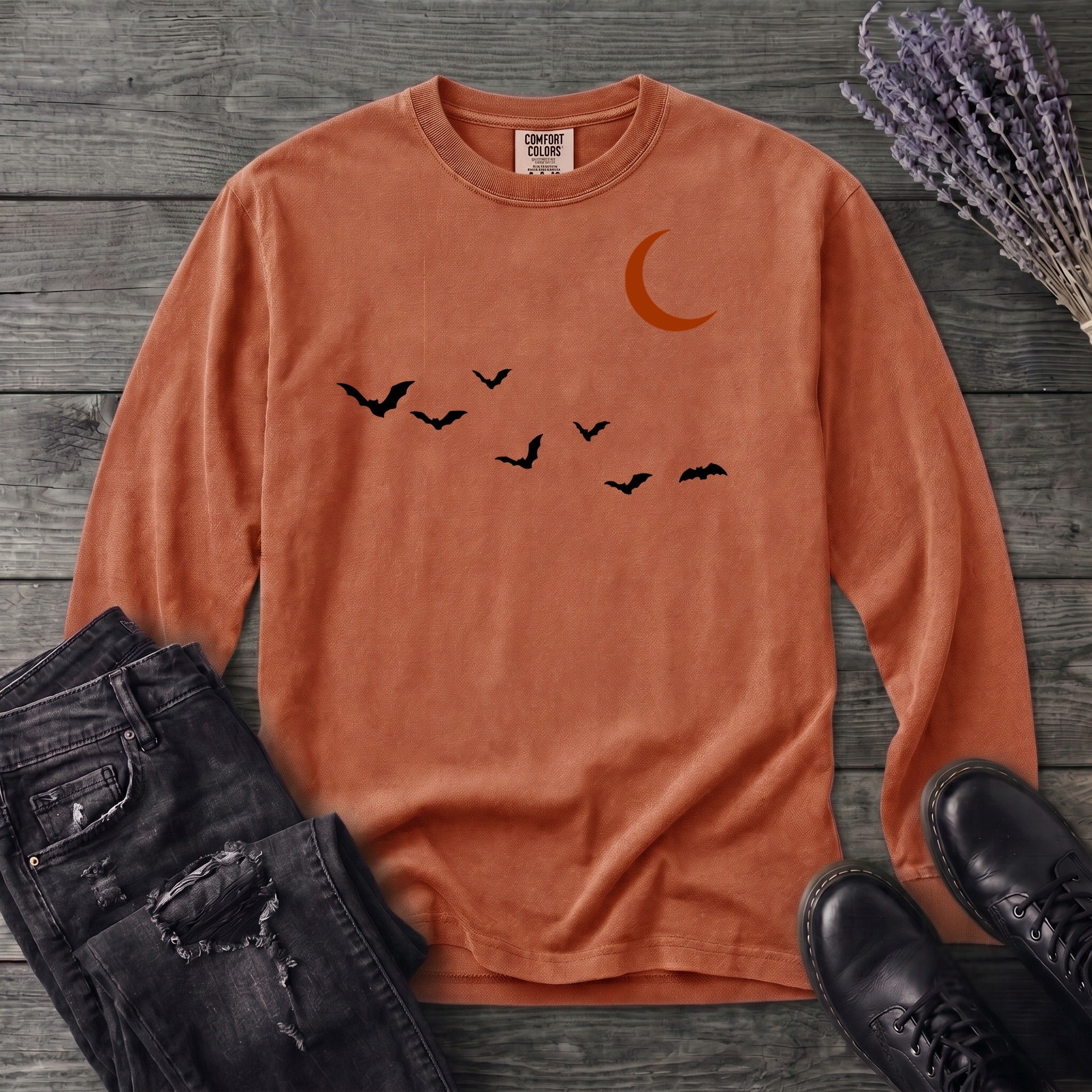 Minimal Bats Long Sleeve T-Shirt