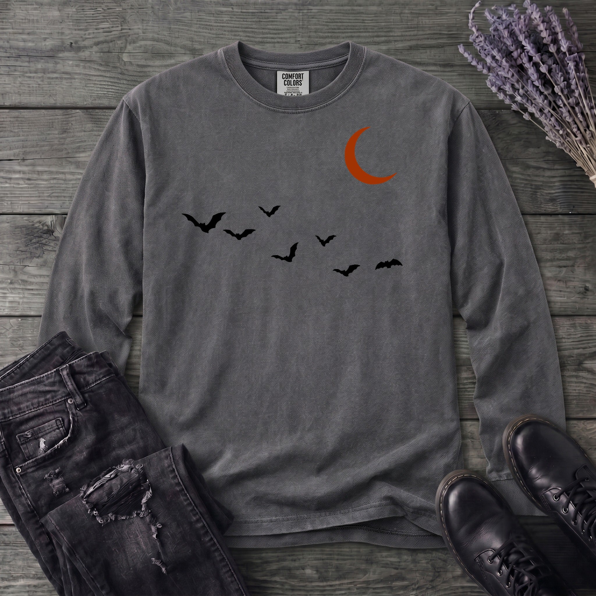 Minimal Bats Long Sleeve T-Shirt