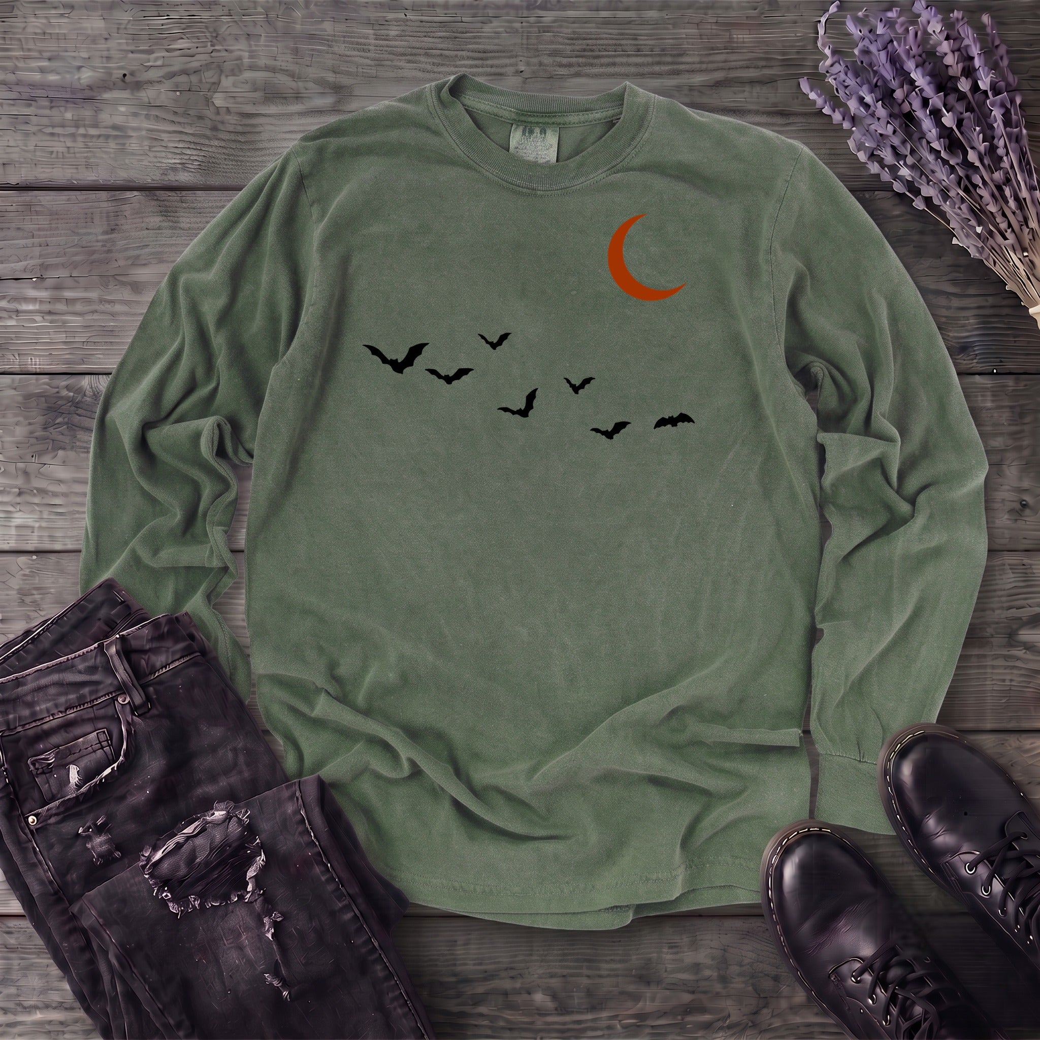 Minimal Bats Long Sleeve T-Shirt