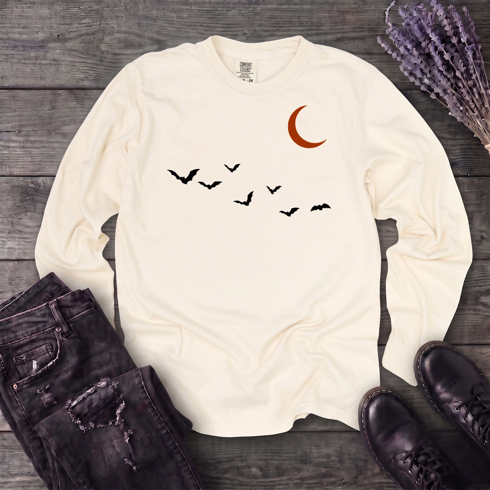 Minimal Bats Long Sleeve T-Shirt