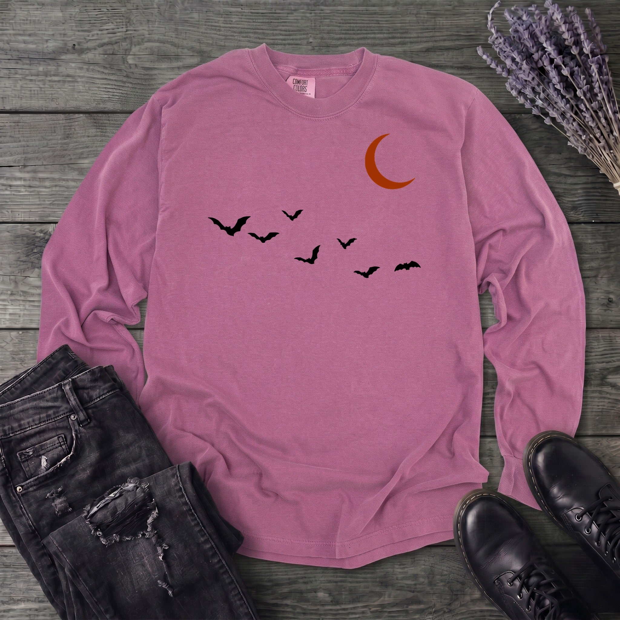 Minimal Bats Long Sleeve T-Shirt