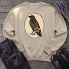 Pressed Flower Crow Sweatshirt