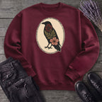 Pressed Flower Crow Sweatshirt