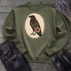 Pressed Flower Crow Sweatshirt