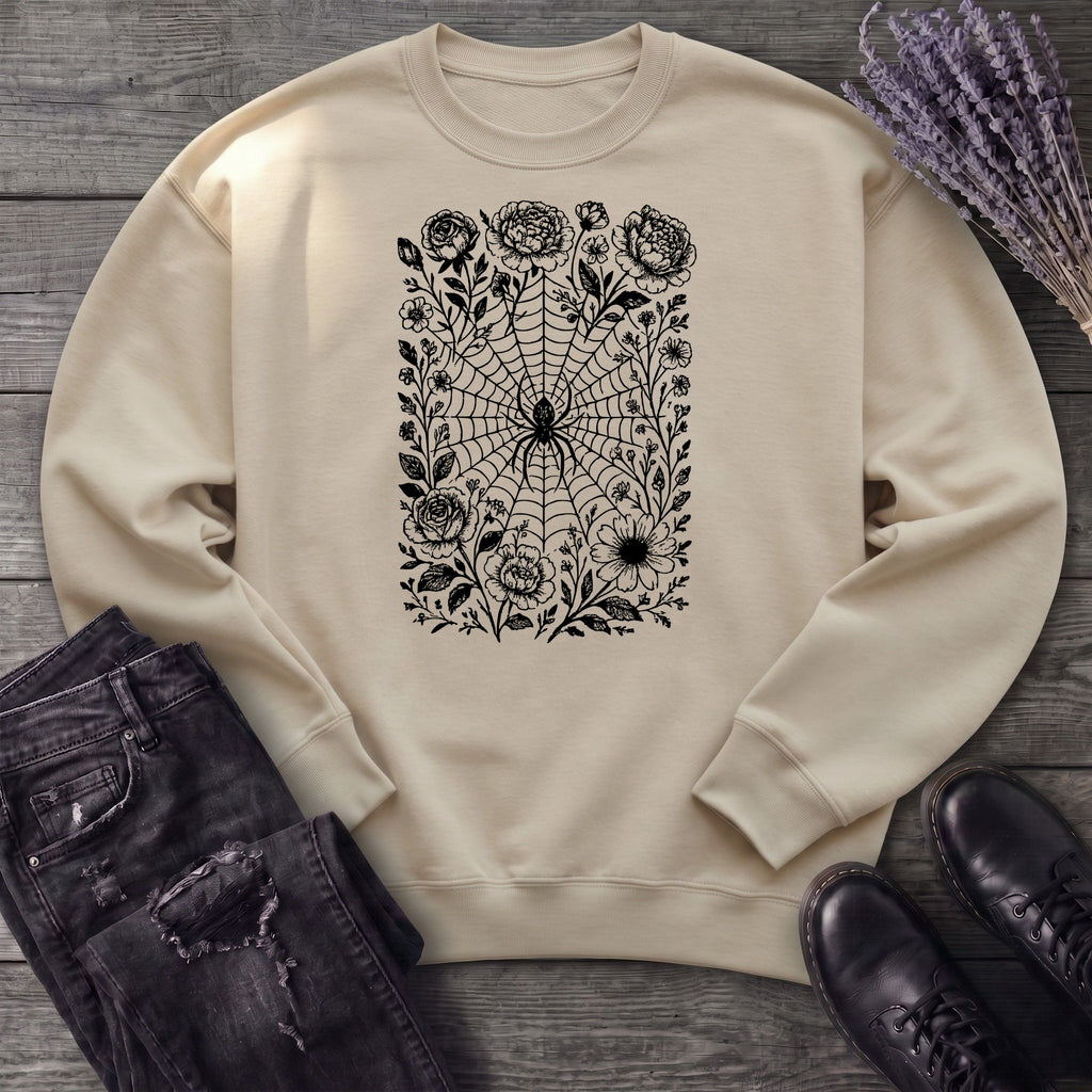 Flower Spiderweb Sweatshirt