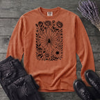 Flower Spiderweb Long Sleeve T-Shirt