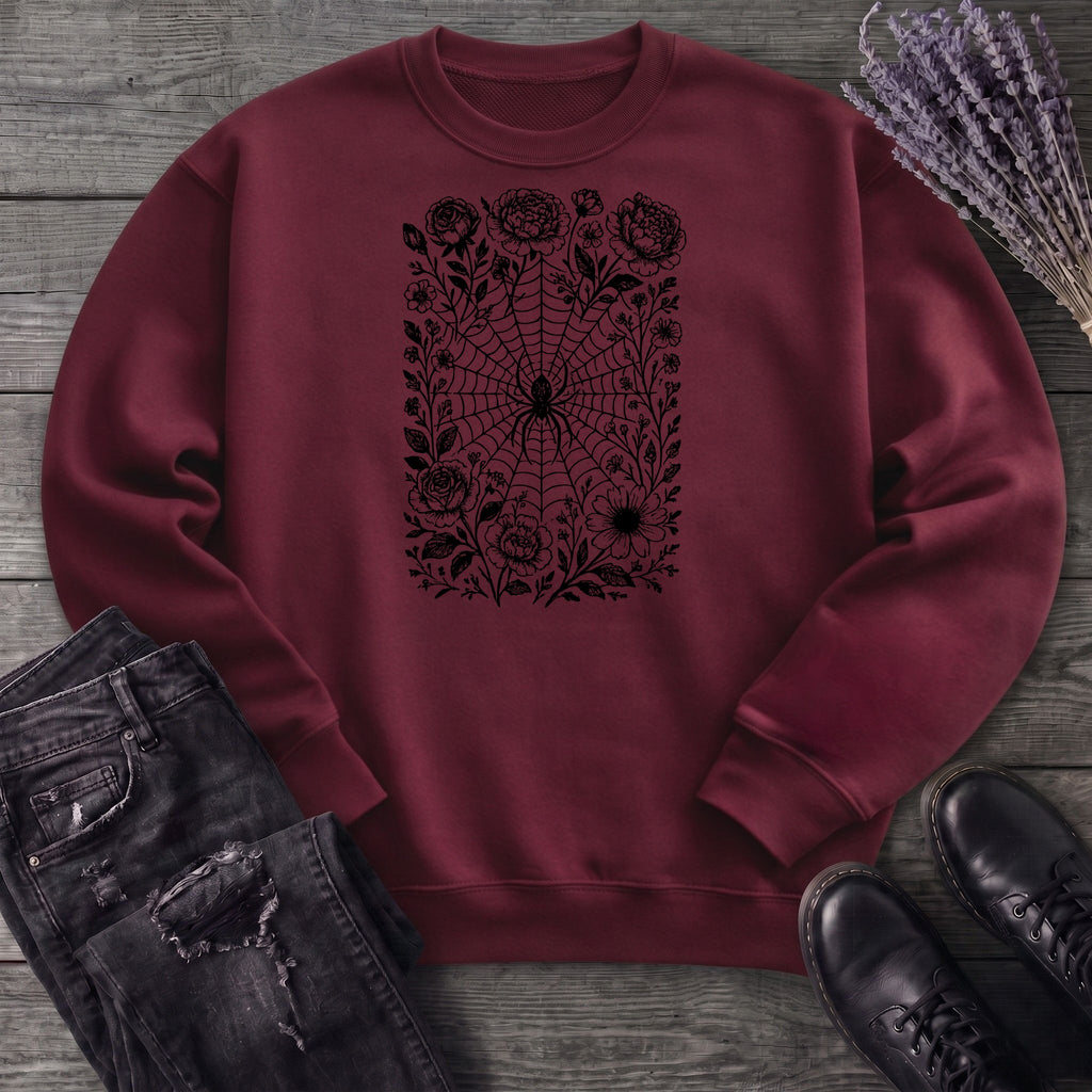Flower Spiderweb Sweatshirt