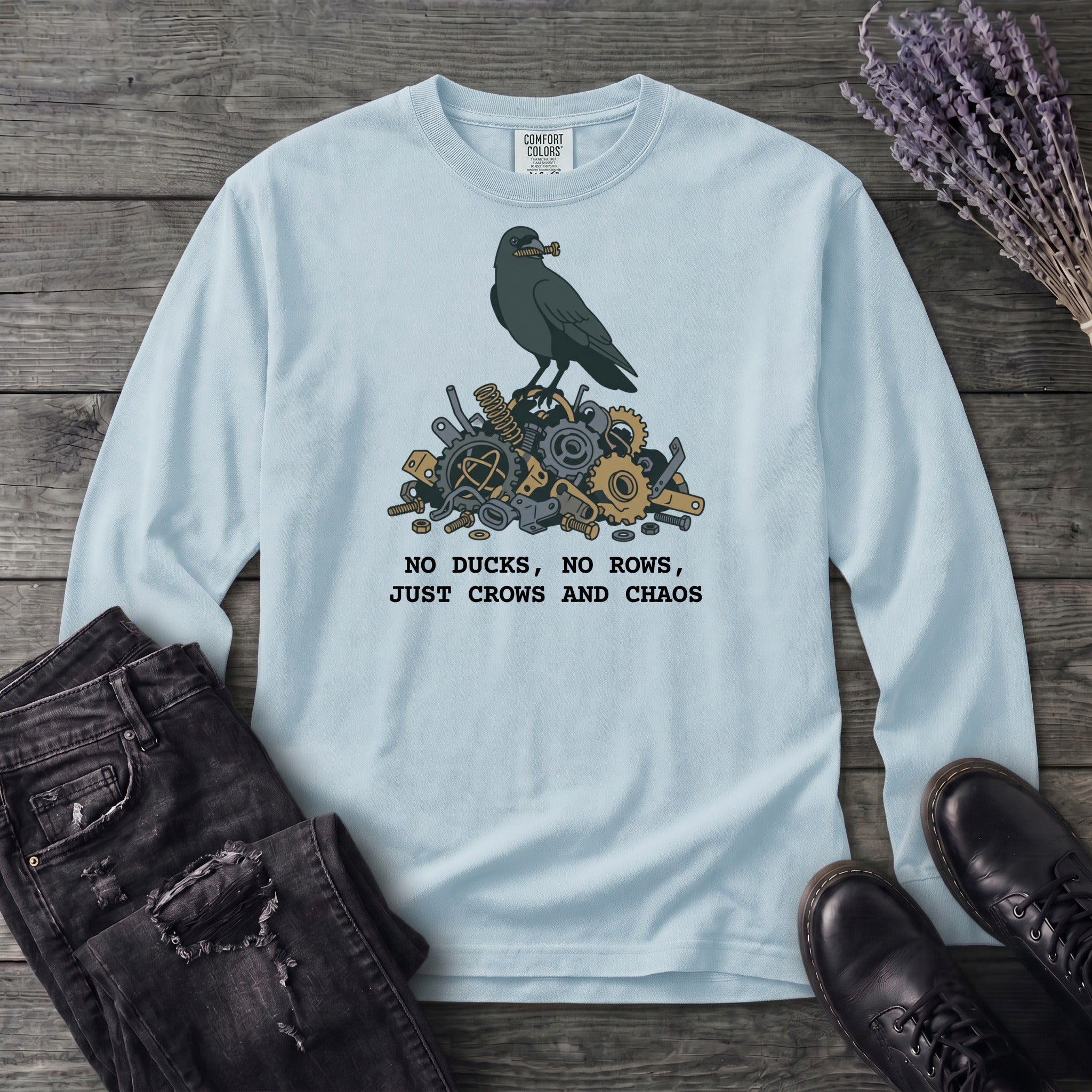 No Ducks No Rows Long Sleeve T-Shirt