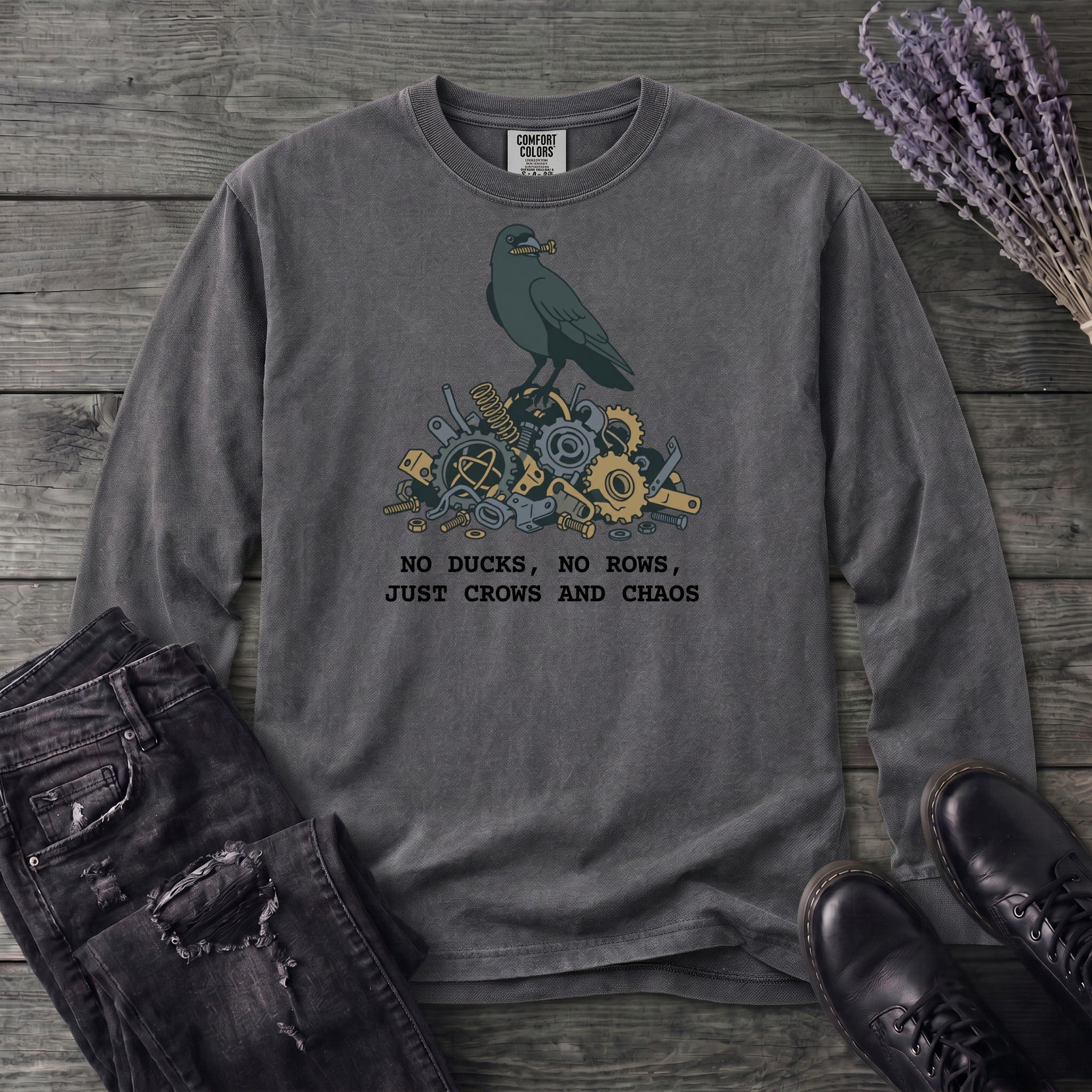 No Ducks No Rows Long Sleeve T-Shirt