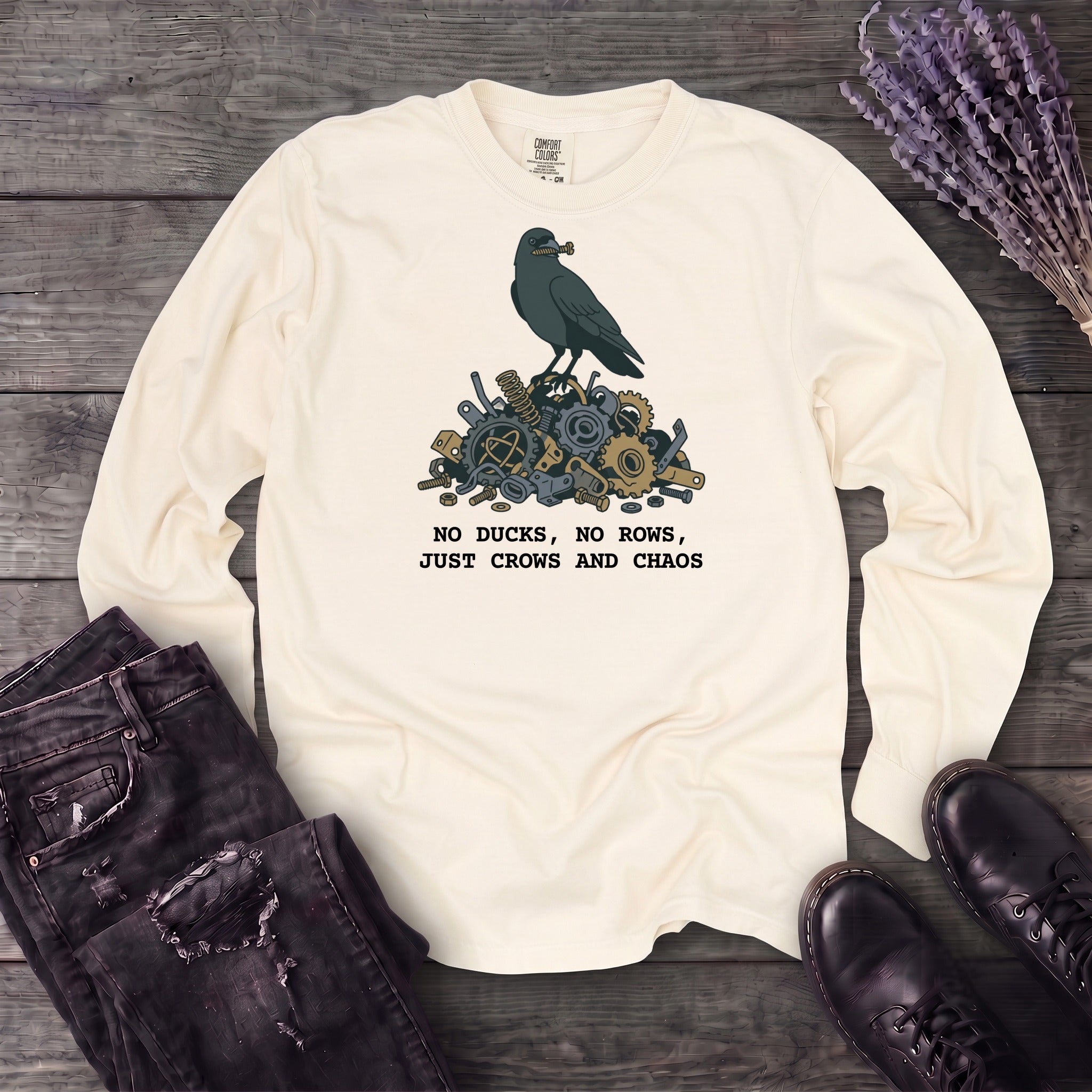 No Ducks No Rows Long Sleeve T-Shirt