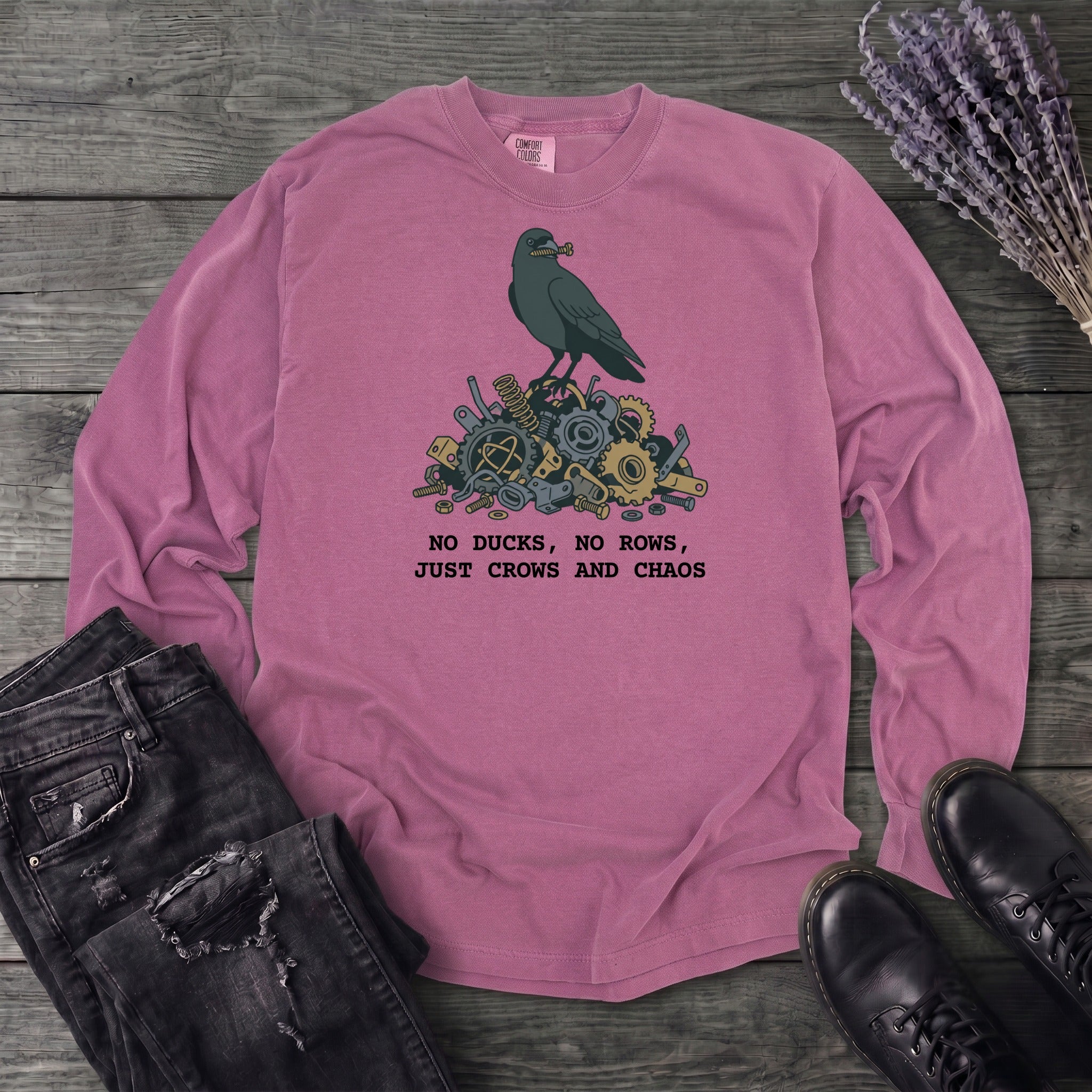 No Ducks No Rows Long Sleeve T-Shirt