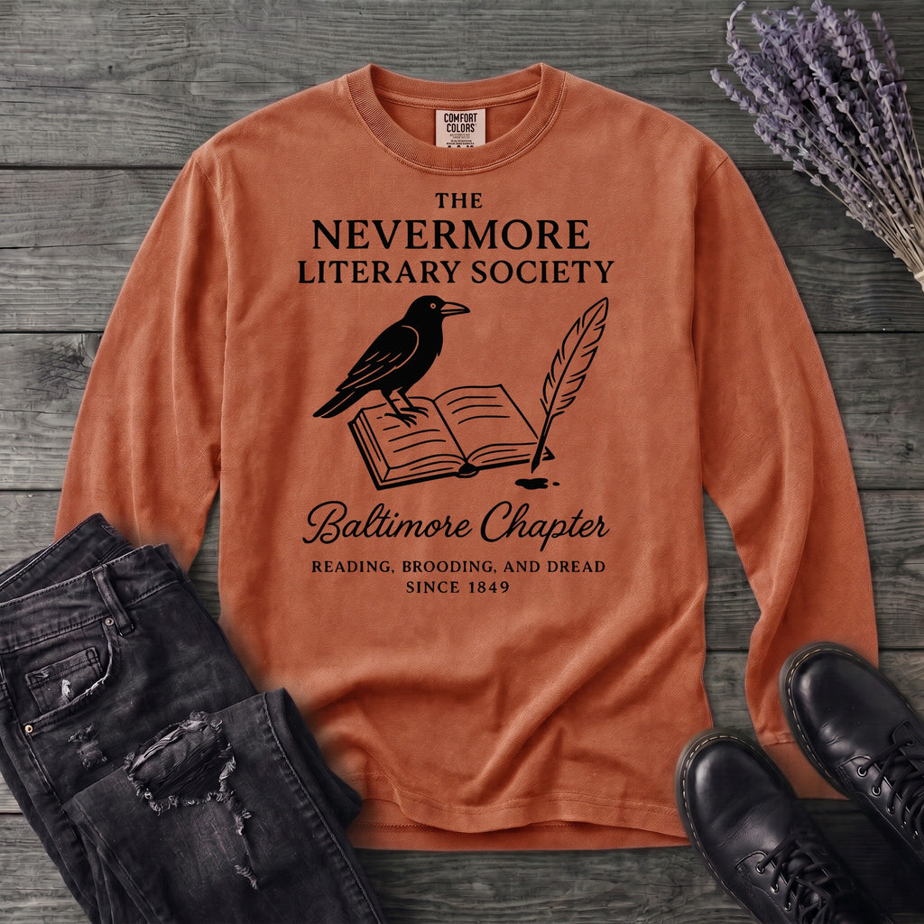 Nevermore Literary Society Long Sleeve T-Shirt