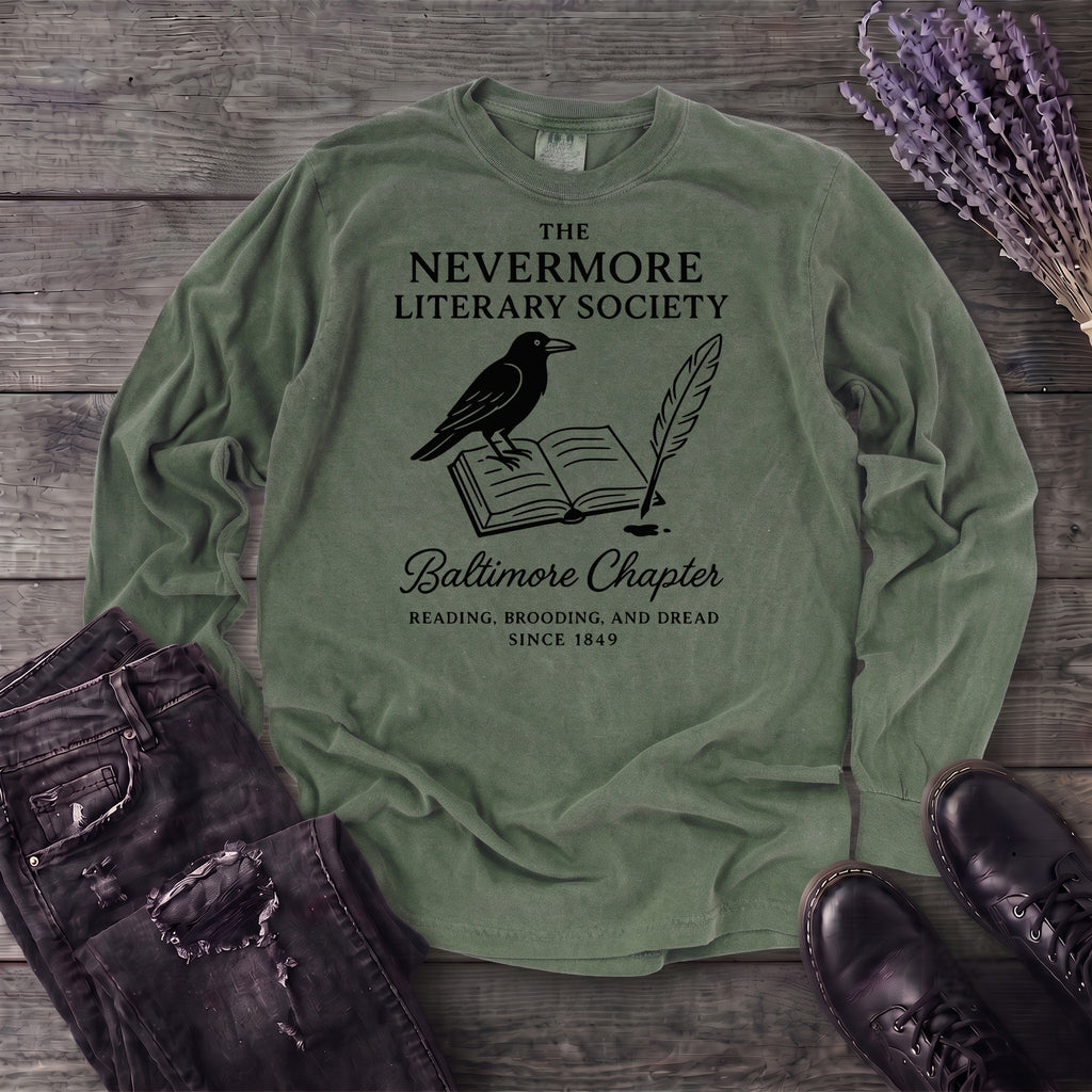 Nevermore Literary Society Long Sleeve T-Shirt