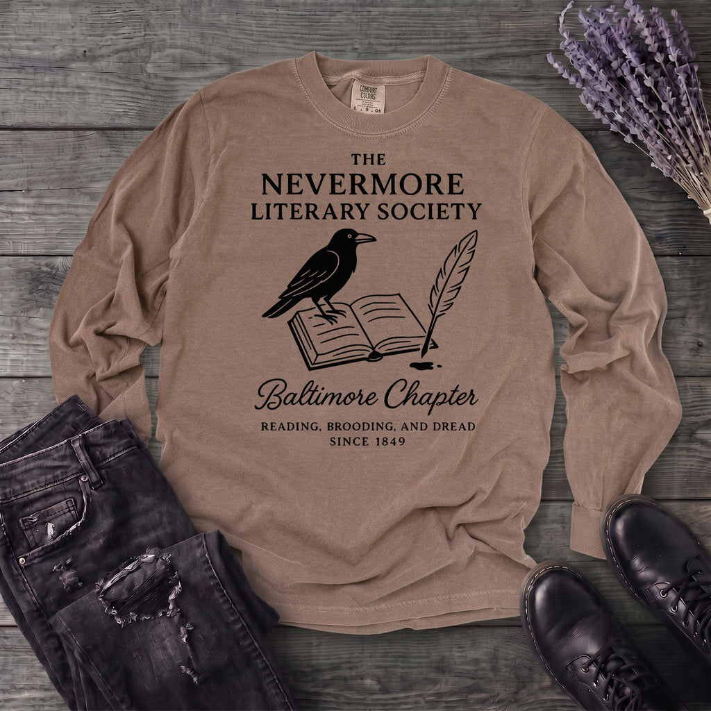 Nevermore Literary Society Long Sleeve T-Shirt