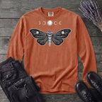 Moth Moon Long Sleeve T-Shirt