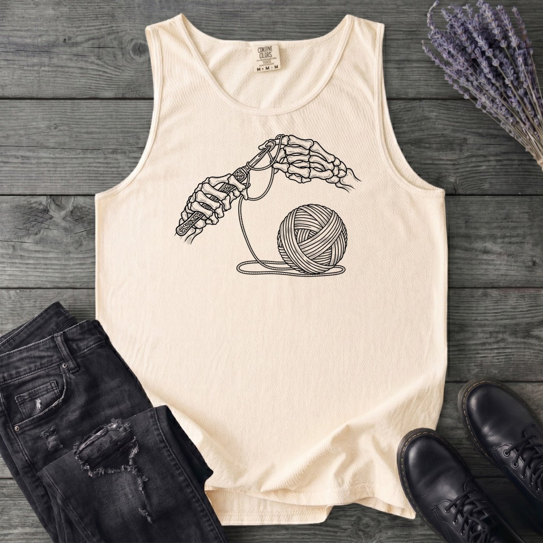 Skeleton Crochet Tank Top