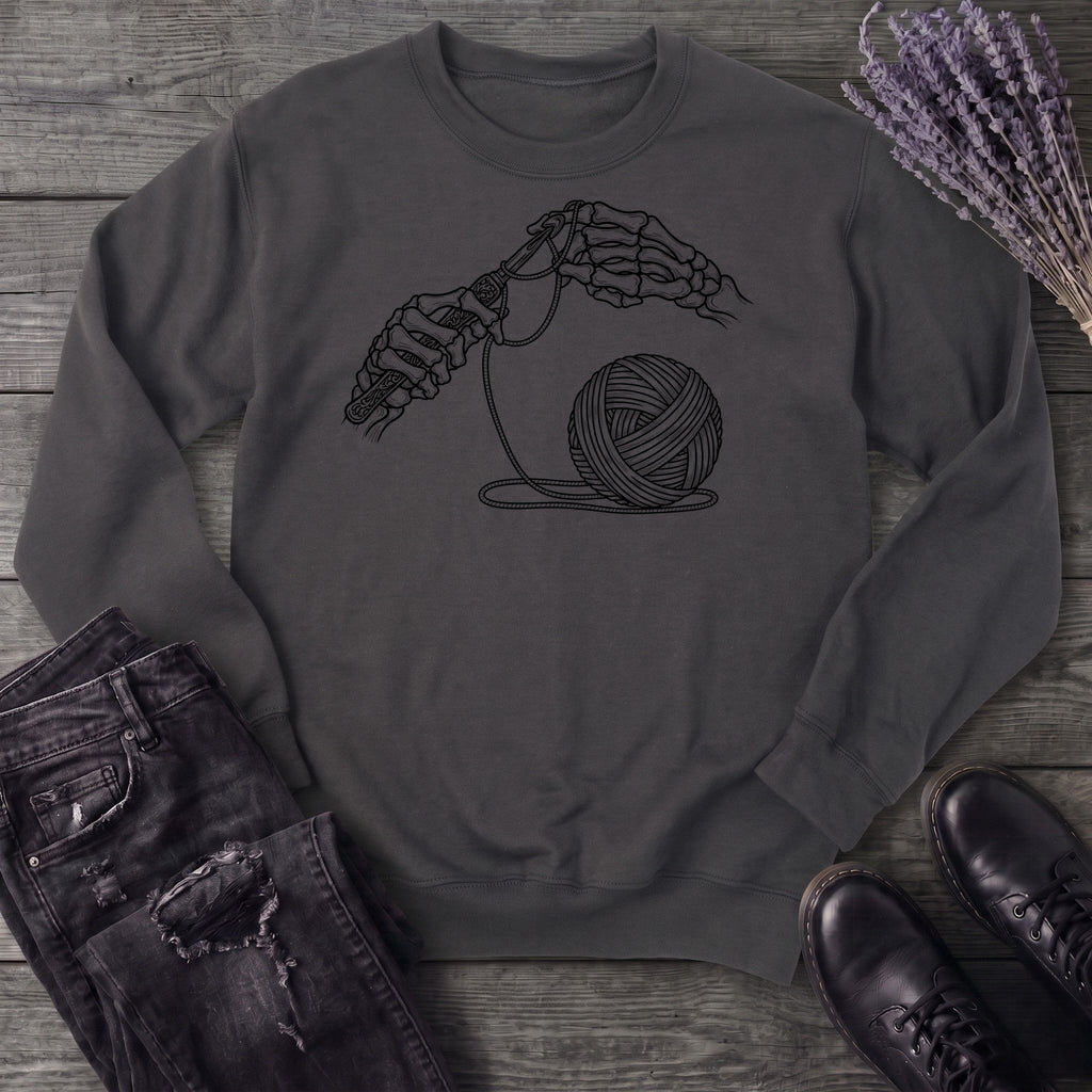 Skeleton Crochet Sweatshirt