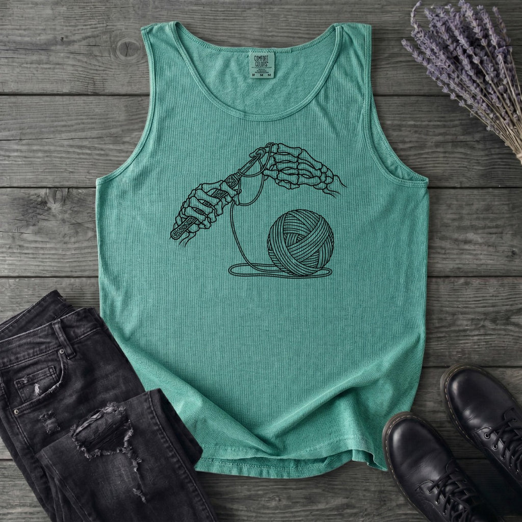 Skeleton Crochet Tank Top