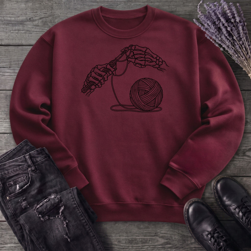 Skeleton Crochet Sweatshirt