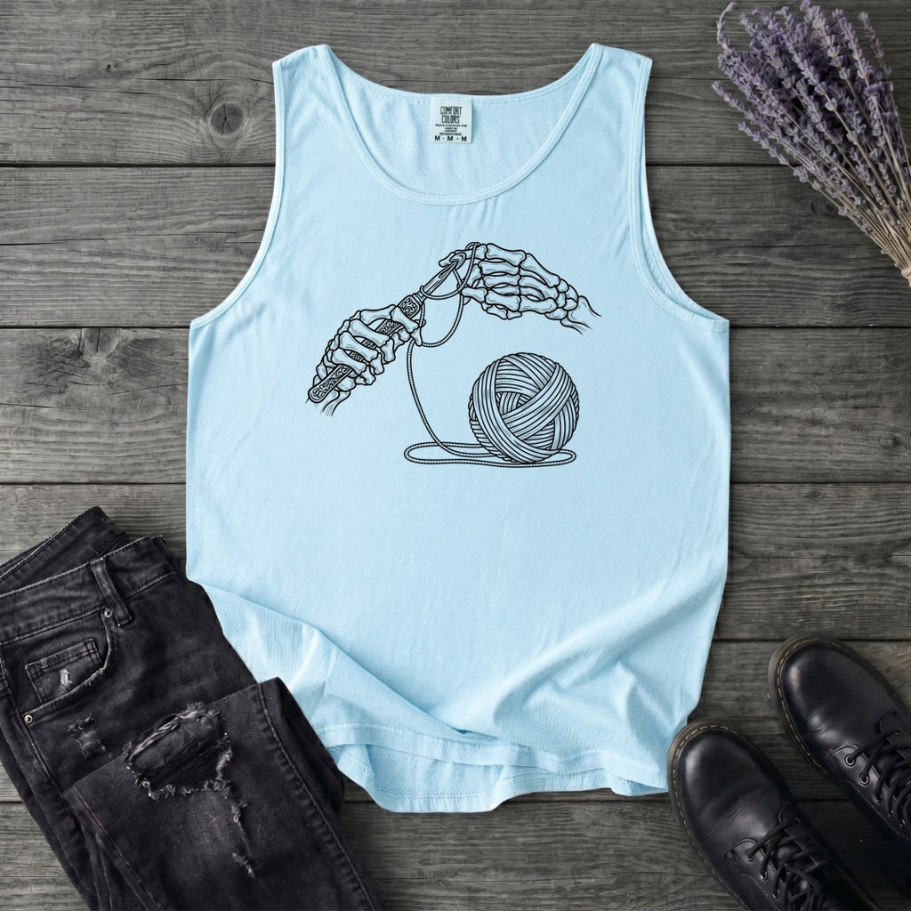 Skeleton Crochet Tank Top