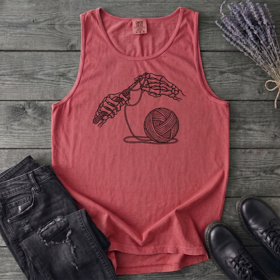 Skeleton Crochet Tank Top