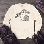 Skeleton Crochet Long Sleeve T-Shirt