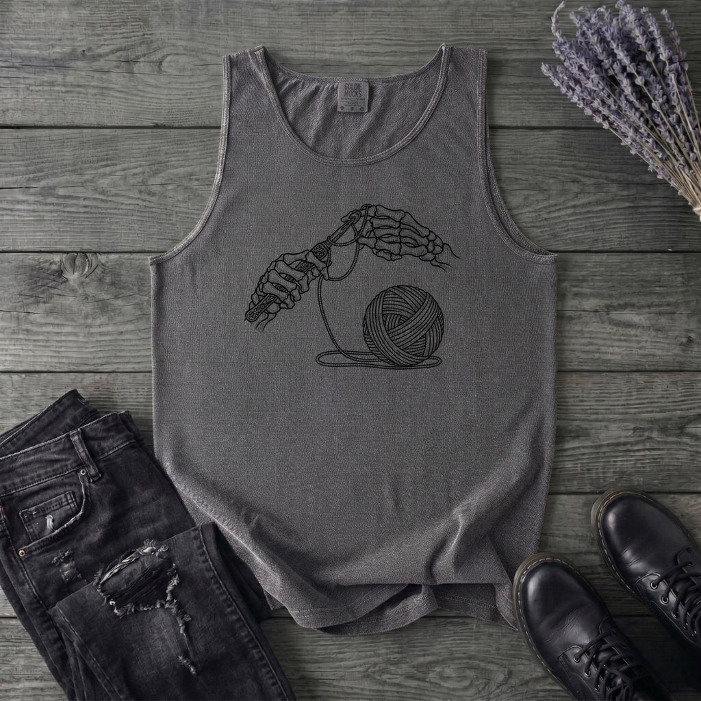 Skeleton Crochet Tank Top