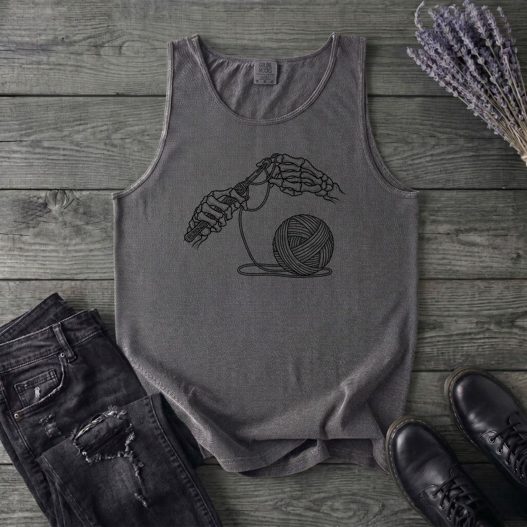 Skeleton Crochet Tank Top