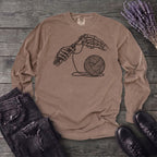 Skeleton Crochet Long Sleeve T-Shirt