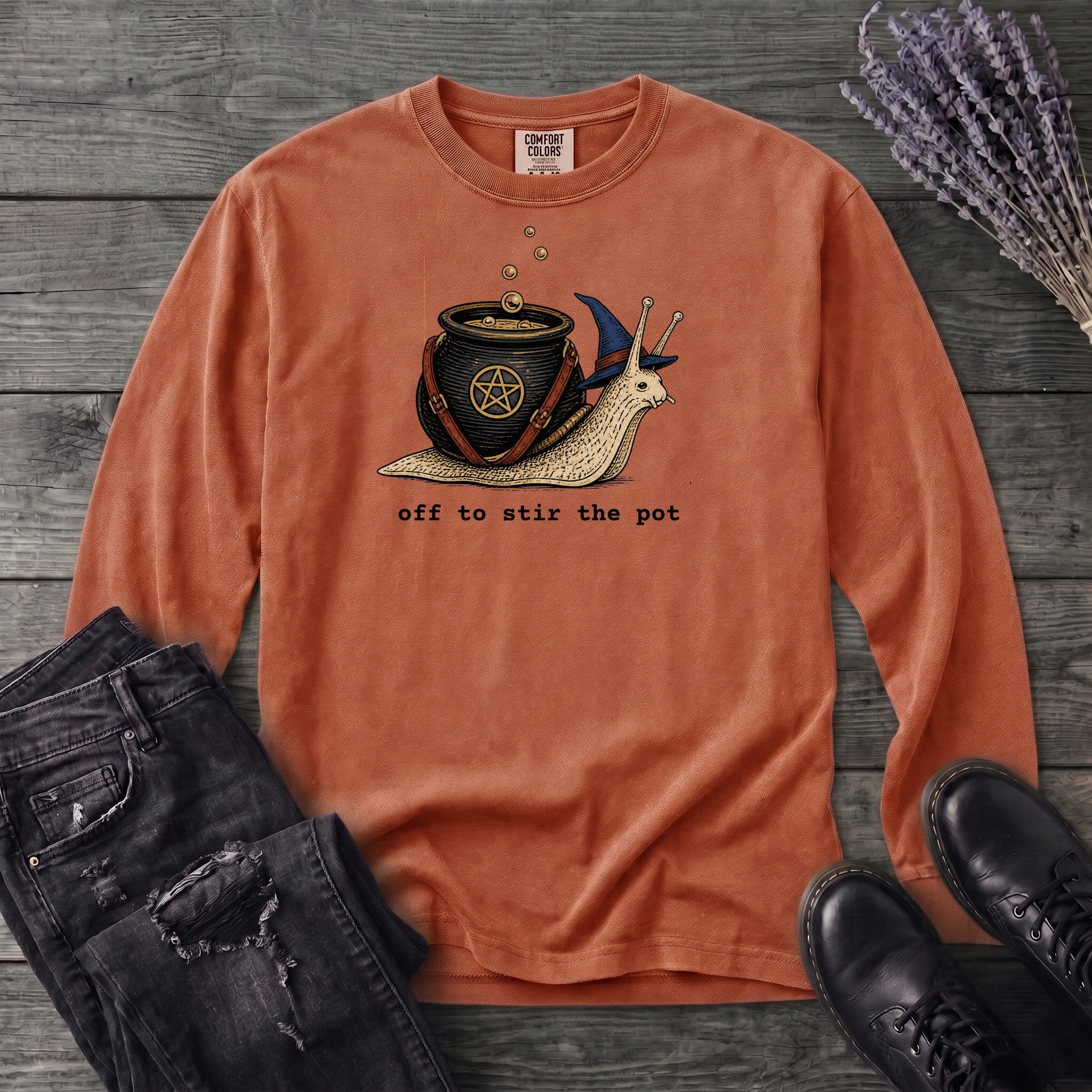 Off To Stir The Pot Long Sleeve T-Shirt