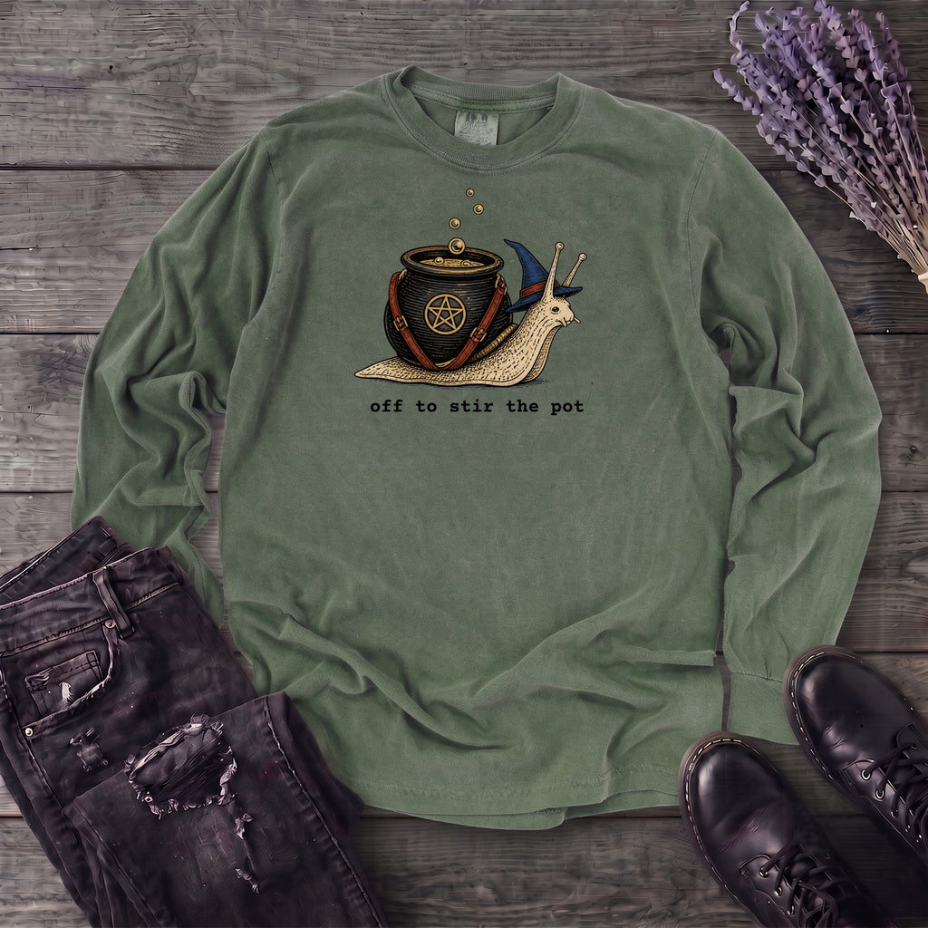 Off To Stir The Pot Long Sleeve T-Shirt