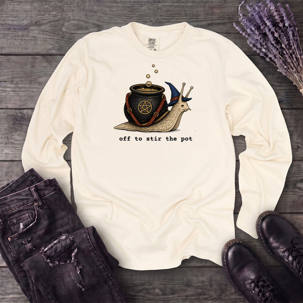 Off To Stir The Pot Long Sleeve T-Shirt